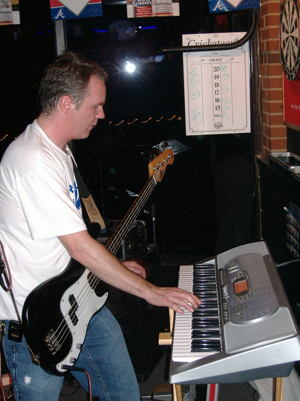 John Kirsch playing Keyboard July 4 2008 at Sportstime in Duluth GA